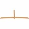 Ekena Millwork Bellingham Timber Gable Bracket, Western Red Cedar, 108"W x 45"H x 3 1/2"D x 3 1/2"F, 10/12 Pitch GBW108X45X0404BEL00SWR - alternate 2